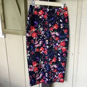 Express Floral Skirt